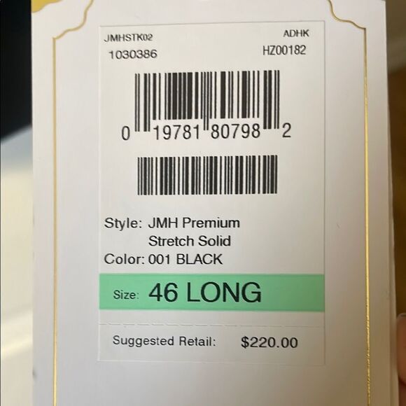 NEW J.M. Haggar Classic Fit Black Suit Coat and Trousers - Picture 2 of 14